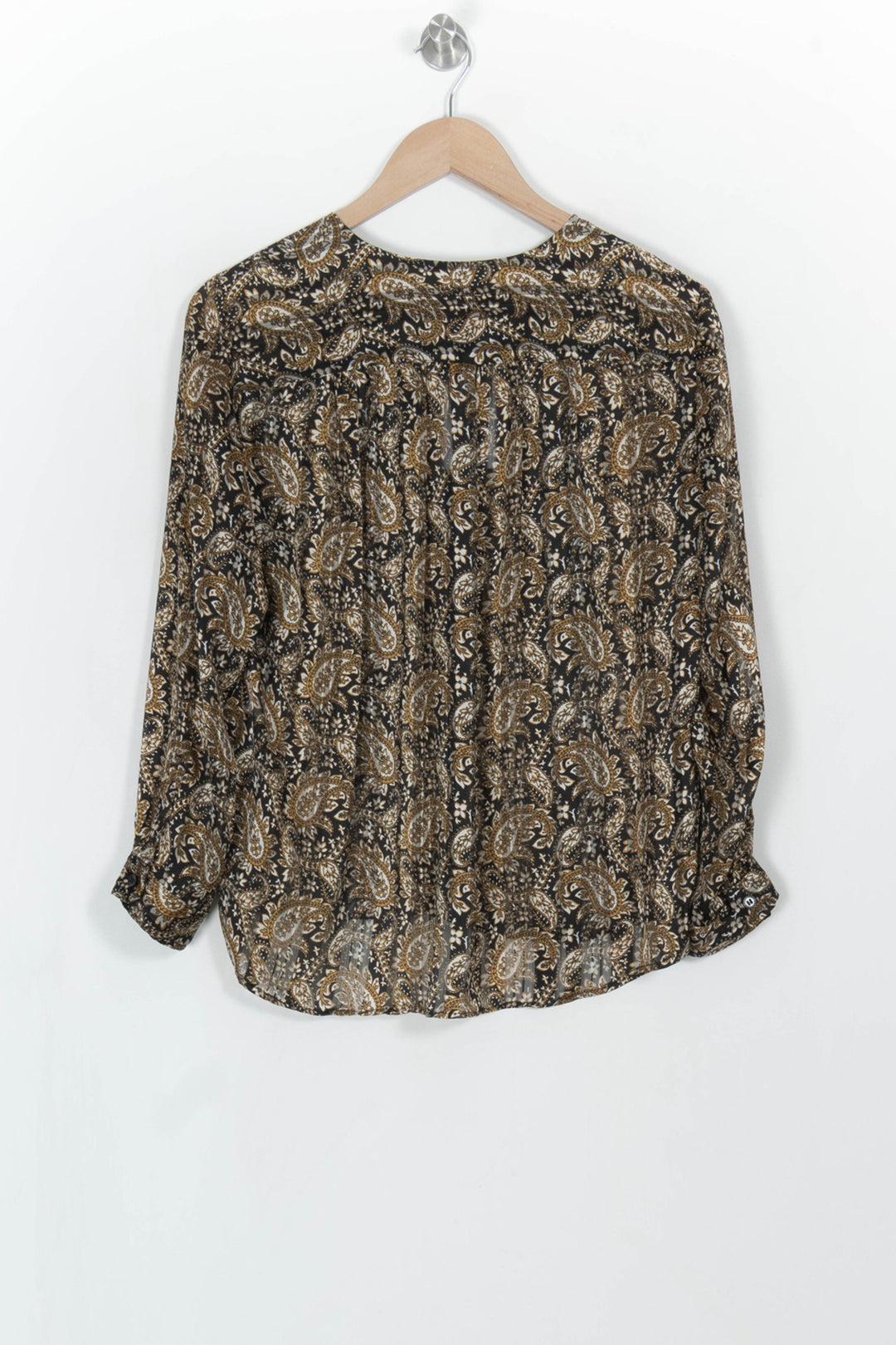 Blouse Noire et Camel - Taille S/36 de la marque Pablo | PARAD113536 - Vendu par Paradigme - Image 5