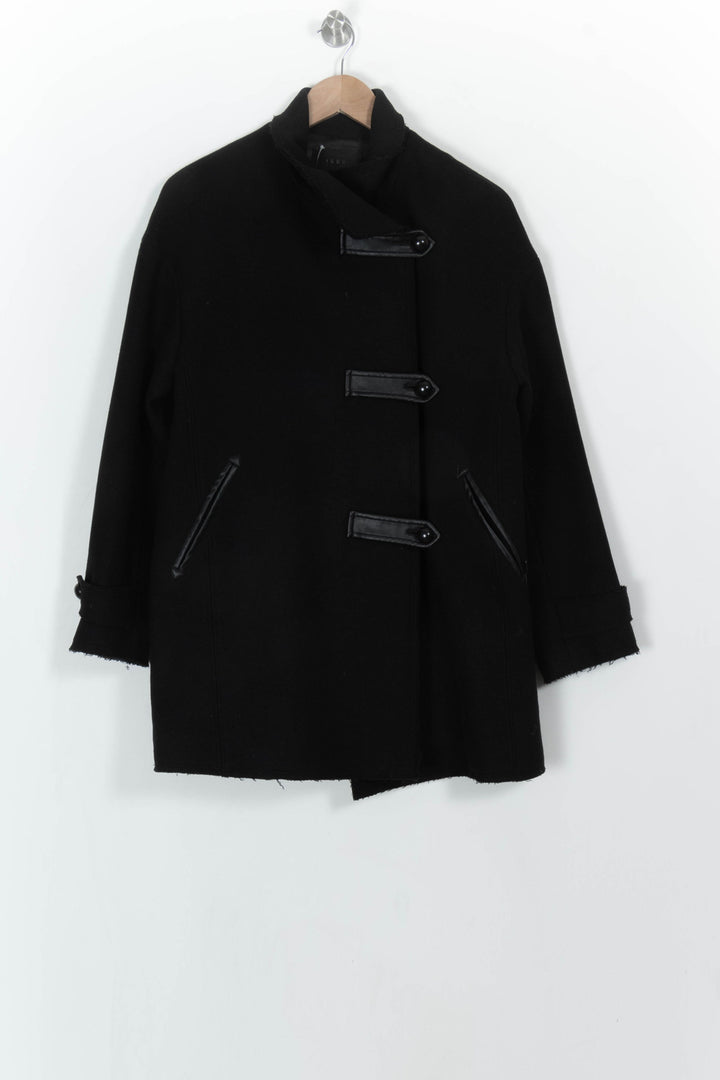 Caban Noir - Taille S/36 de la marque IKKS | PARAD113537 - Vendu par Paradigme - Image 2
