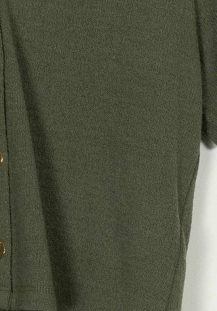 Cardigan Vert - Taille M/38 de la marque Caroll | PARAD113538 - Vendu par Paradigme - Image 3