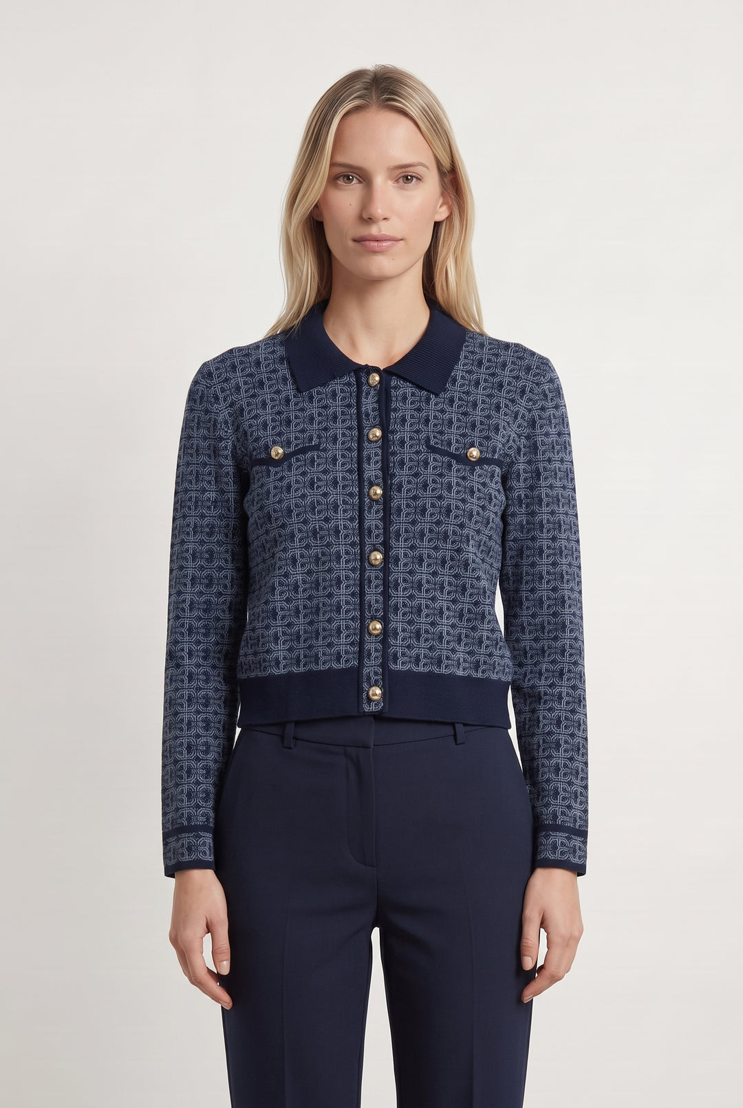 Cardigan Bleu - Taille M/38 de la marque Claudie Pierlot | PARAD113541 - Vendu par Paradigme - Image 1