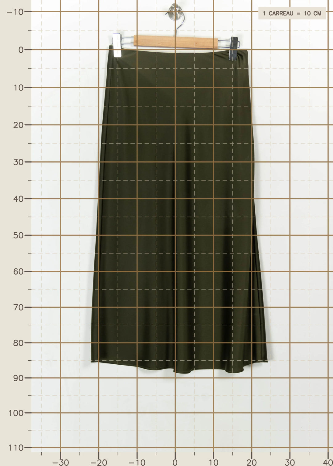 Jupe Longue Verte - Taille M/38 de la marque Maison 123 | PARAD113547 - Vendu par Paradigme - Image 4