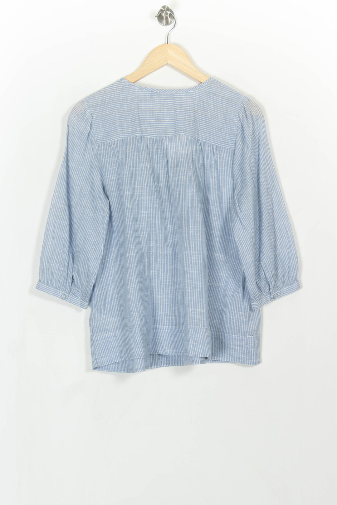 Blouse Bleu clair et Blanc - Taille XL/42 de la marque La Fée Maraboutée | PARAD113552 - Vendu par Paradigme - Image 5
