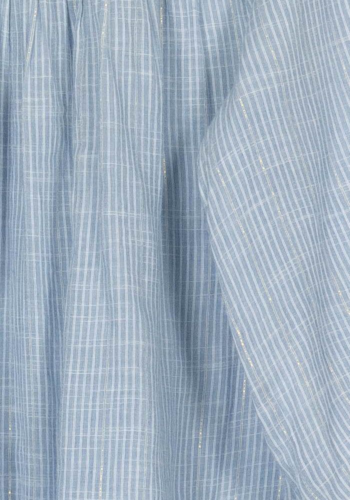 Blouse Bleu clair et Blanc - Taille XL/42 de la marque La Fée Maraboutée | PARAD113552 - Vendu par Paradigme - Image 3