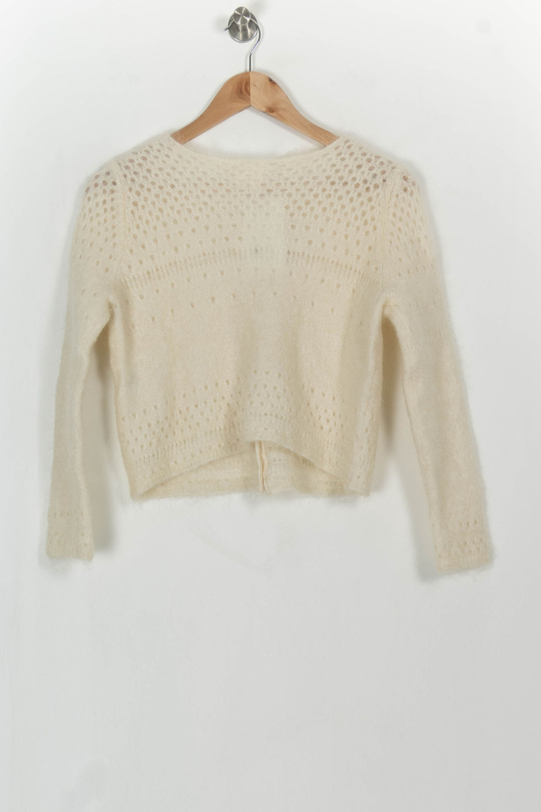 Cardigan Blanc - Taille S/36 de la marque Sézane | PARAD113556 - Vendu par Paradigme - Image 5