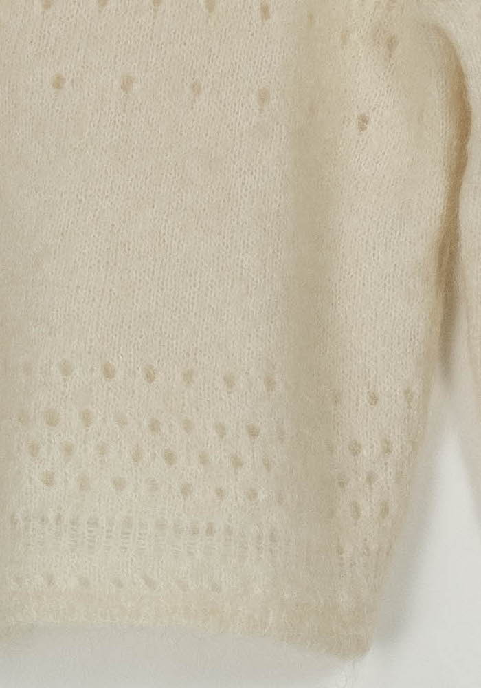 Cardigan Blanc - Taille S/36 de la marque Sézane | PARAD113556 - Vendu par Paradigme - Image 3