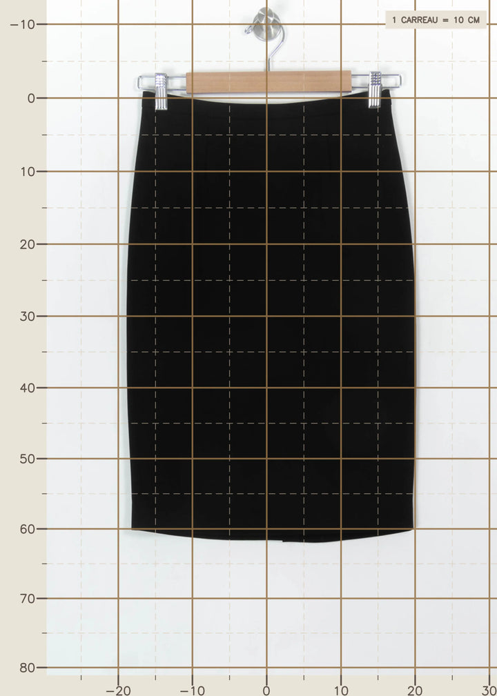 Jupe Crayon Noire - Taille S/36 de la marque Max Mara | PARAD113560 - Vendu par Paradigme - Image 4