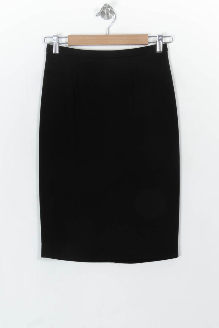 Jupe Crayon Noire - Taille S/36 de la marque Max Mara | PARAD113560 - Vendu par Paradigme - Image 2