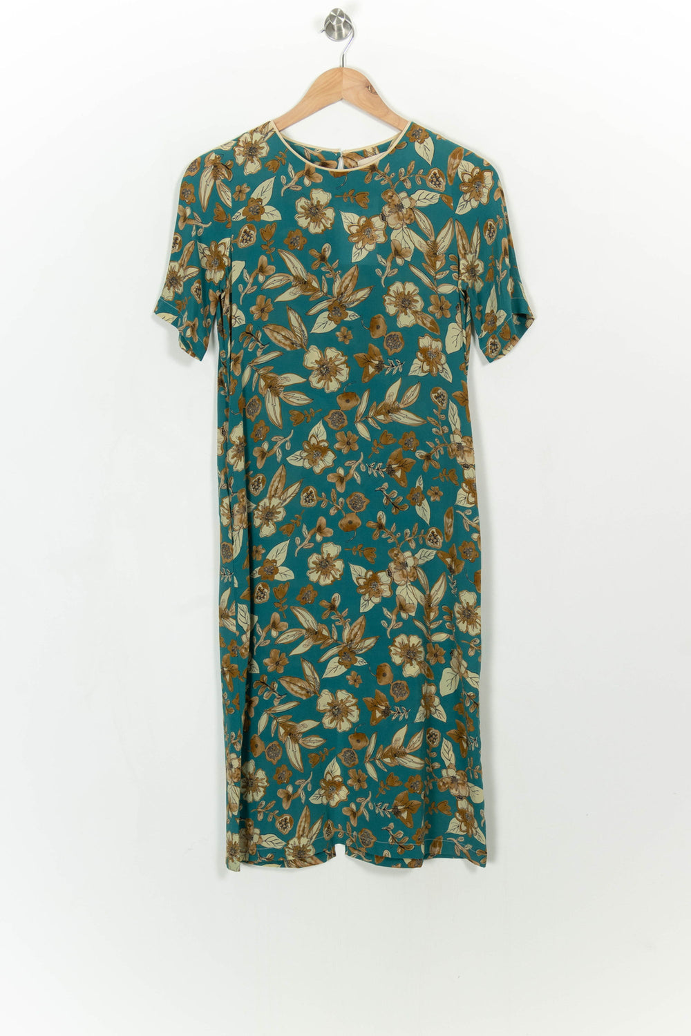 Robe Verte et Beige - Taille XS/34 de la marque Momoni | PARAD113562 - Vendu par Paradigme - Image 2