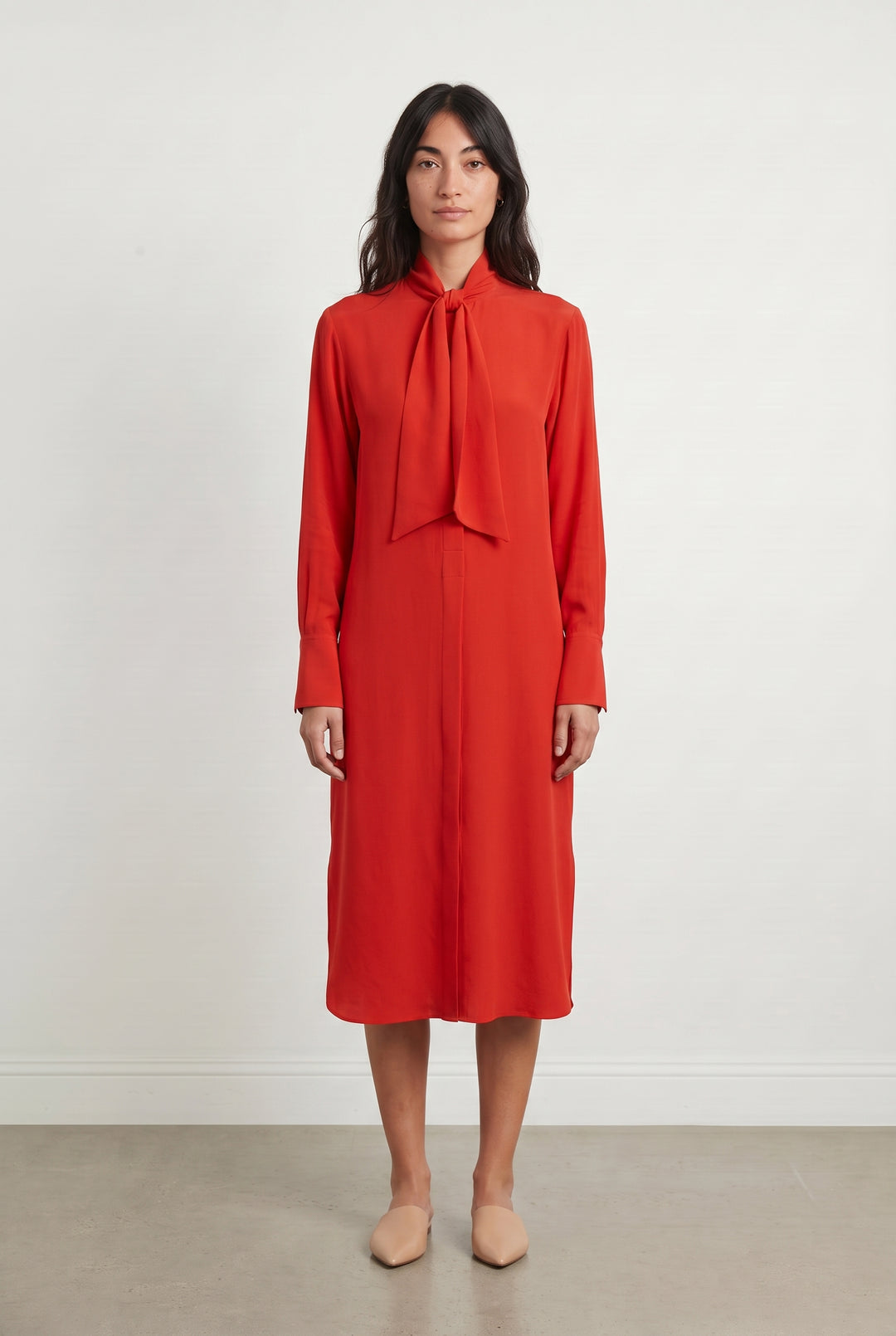 Robe Chemisier Rouge - Taille XS/34 de la marque Joseph | PARAD113563 - Vendu par Paradigme - Image 1