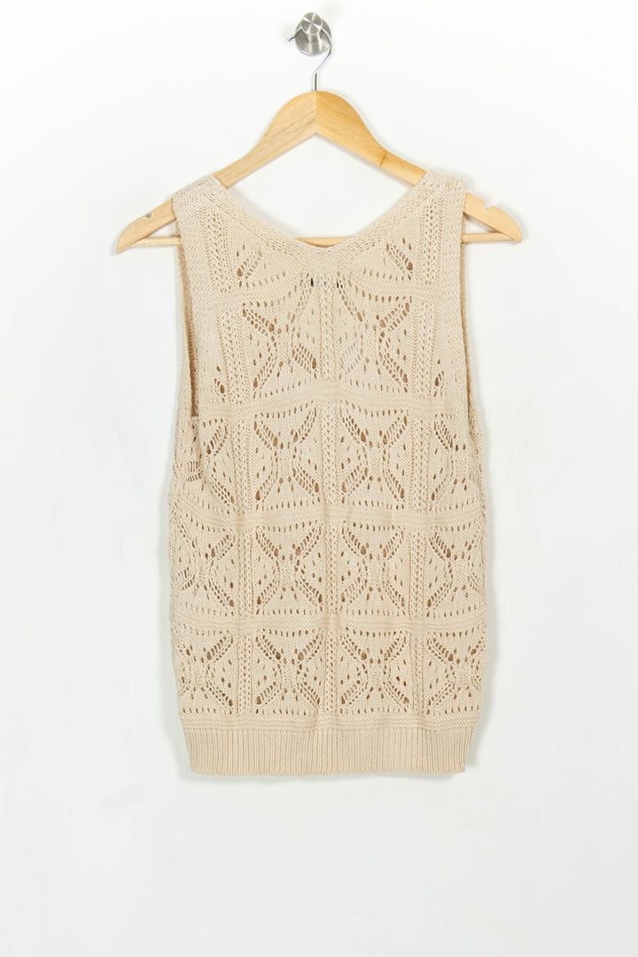 Débardeur Beige - Taille S/36 de la marque La Fée Maraboutée | PARAD113565 - Vendu par Paradigme - Image 5