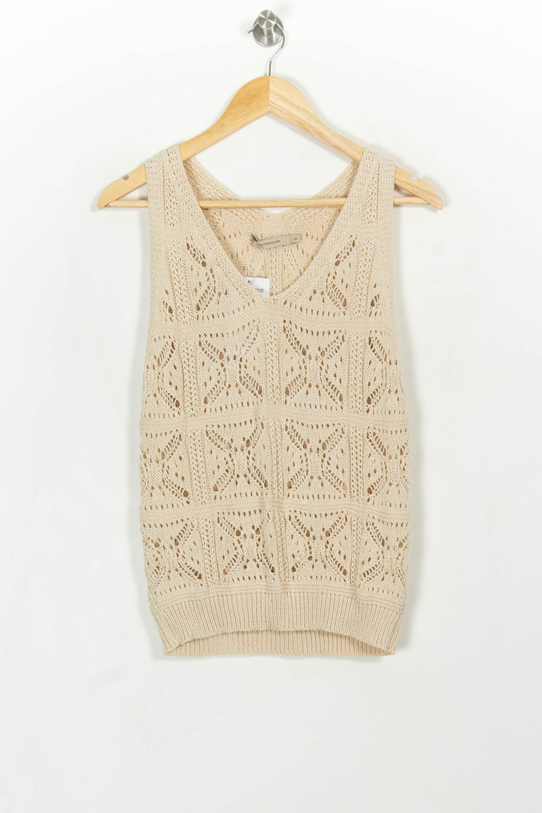 Débardeur Beige - Taille S/36 de la marque La Fée Maraboutée | PARAD113565 - Vendu par Paradigme - Image 2