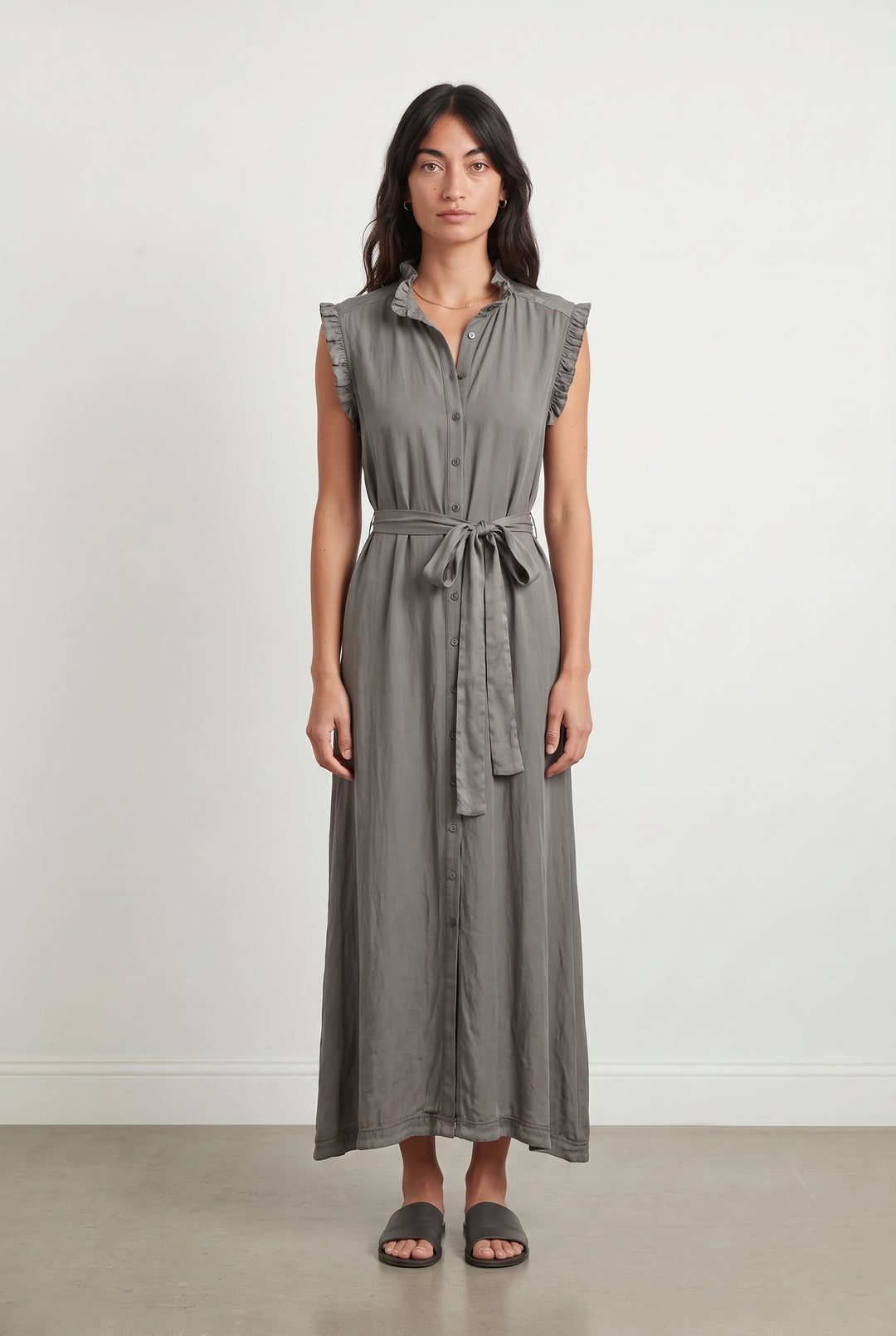 Robe Longue Grise - Taille XS/34 de la marque Zadig&amp;Voltaire | PARAD113566 - Vendu par Paradigme - Image 1