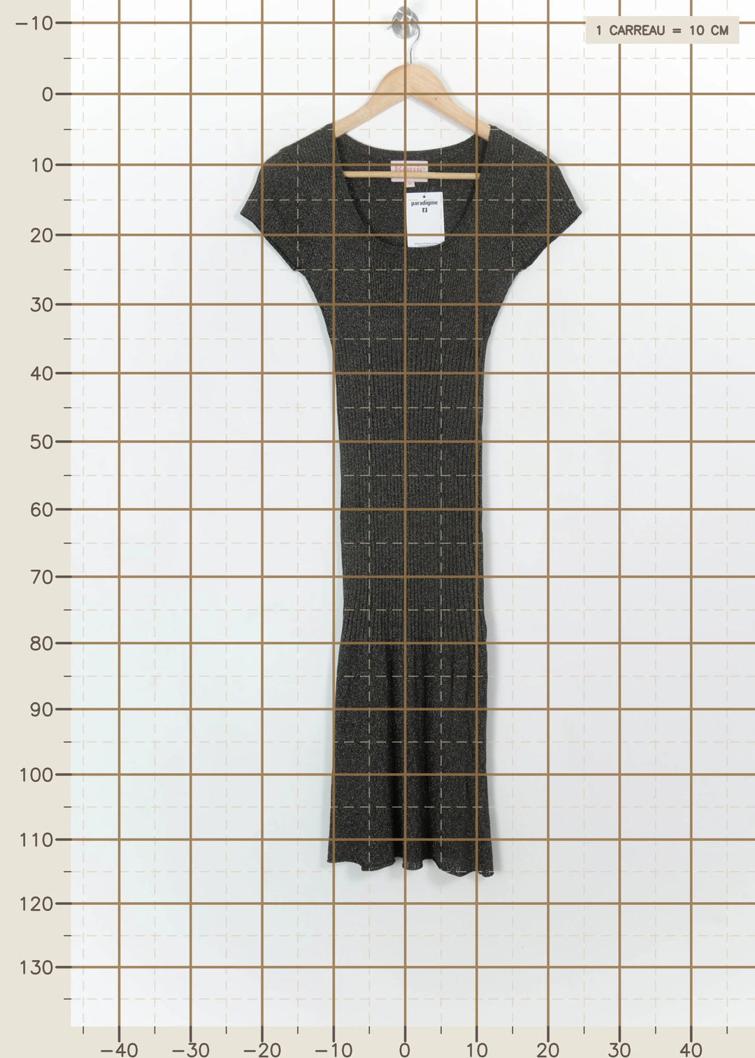 Robe Courte Marron - Taille XS/34 de la marque Rouje | PARAD113567 - Vendu par Paradigme - Image 4