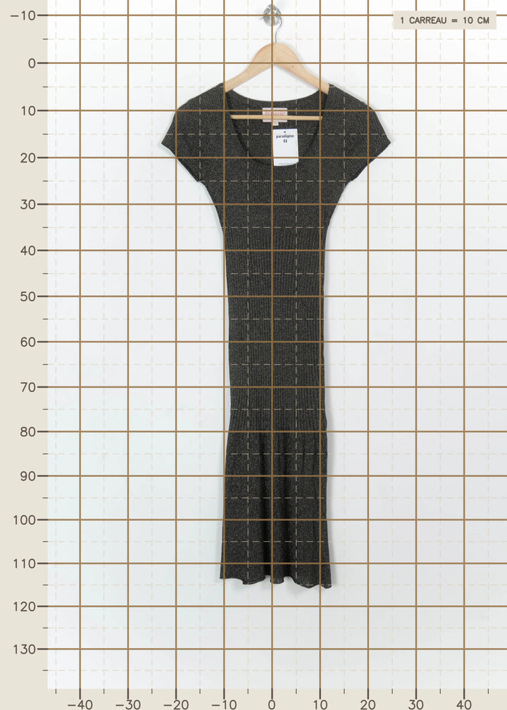 Robe Courte Marron - Taille XS/34 de la marque Rouje | PARAD113567 - Vendu par Paradigme - Image 4