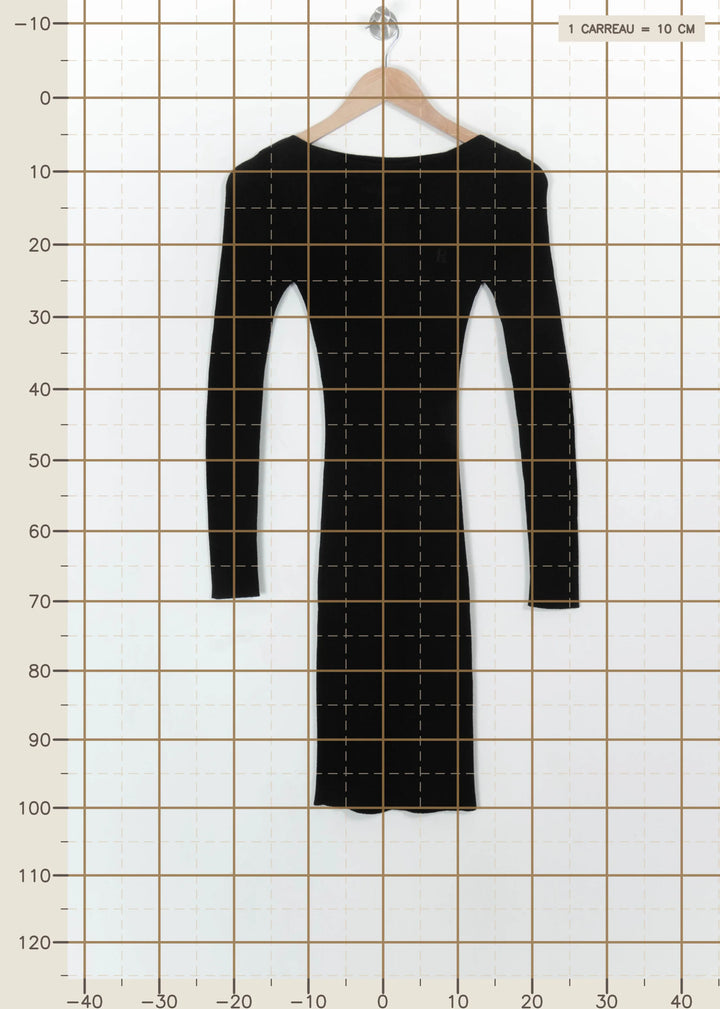 Robe Pull Noire - Taille XS/34 de la marque Rouje | PARAD113569 - Vendu par Paradigme - Image 4