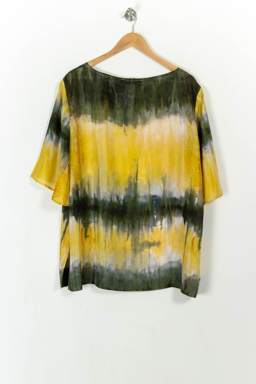 Blouse Jaune et Verte - Taille XXXL/46 de la marque Marina Rinaldi | PARAD113575 - Vendu par Paradigme - Image 5