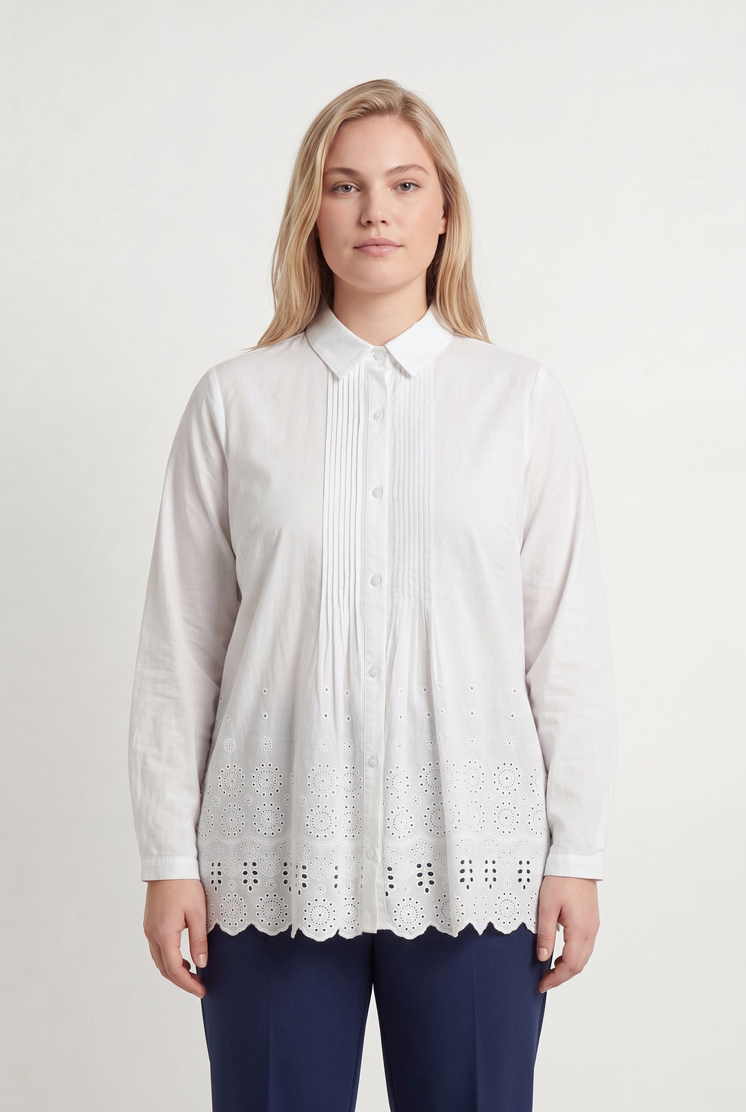 Blouse Blanche - Taille XXXL/46 de la marque Marina Rinaldi | PARAD113580 - Vendu par Paradigme - Image 1