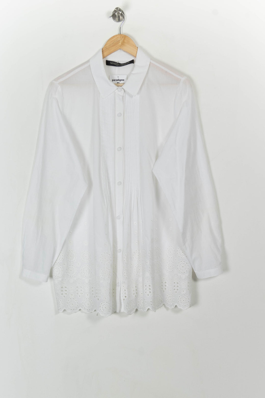 Blouse Blanche - Taille XXXL/46 de la marque Marina Rinaldi | PARAD113580 - Vendu par Paradigme - Image 2