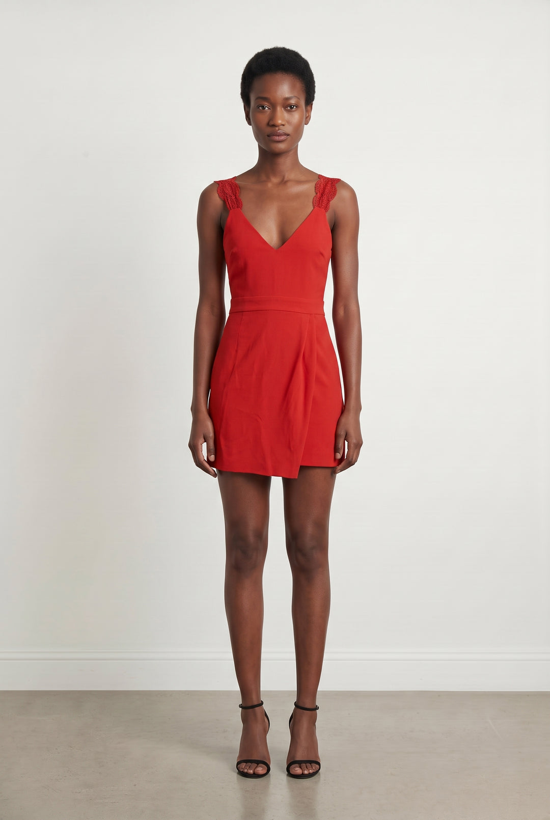 Robe Courte Rouge - Taille M/38 de la marque Sézane | PARAD113582 - Vendu par Paradigme - Image 1