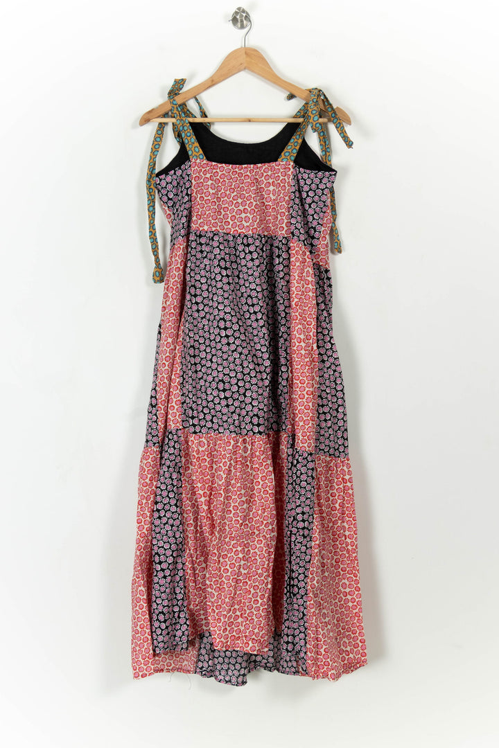 Robe Longue Noire et Rose - Taille M/38 de la marque FRNCH | PARAD113584 - Vendu par Paradigme - Image 5
