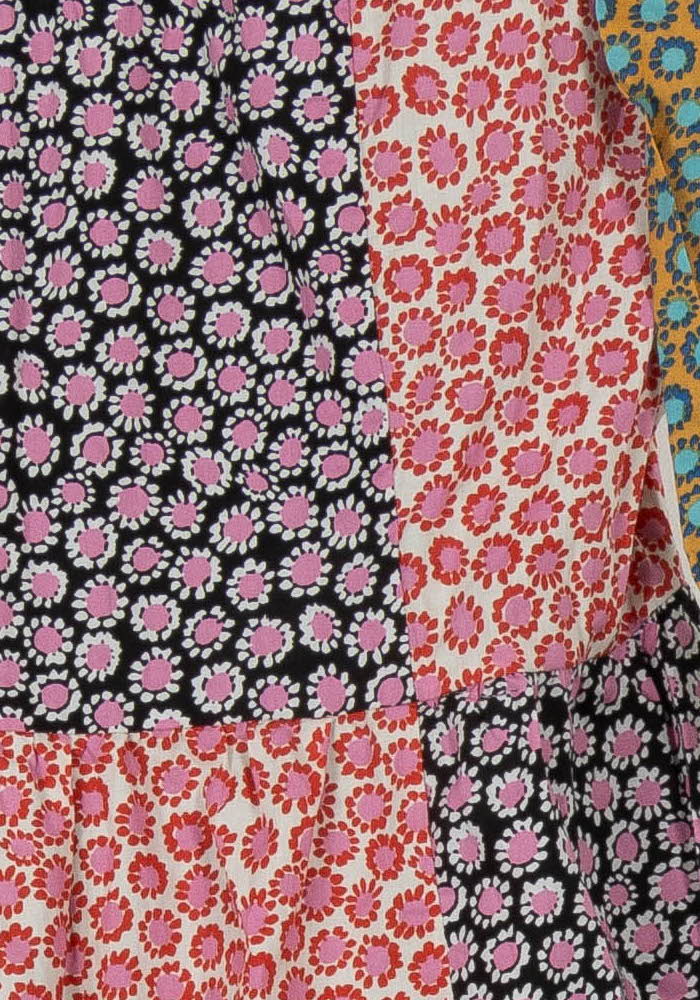 Robe Longue Noire et Rose - Taille M/38 de la marque FRNCH | PARAD113584 - Vendu par Paradigme - Image 3