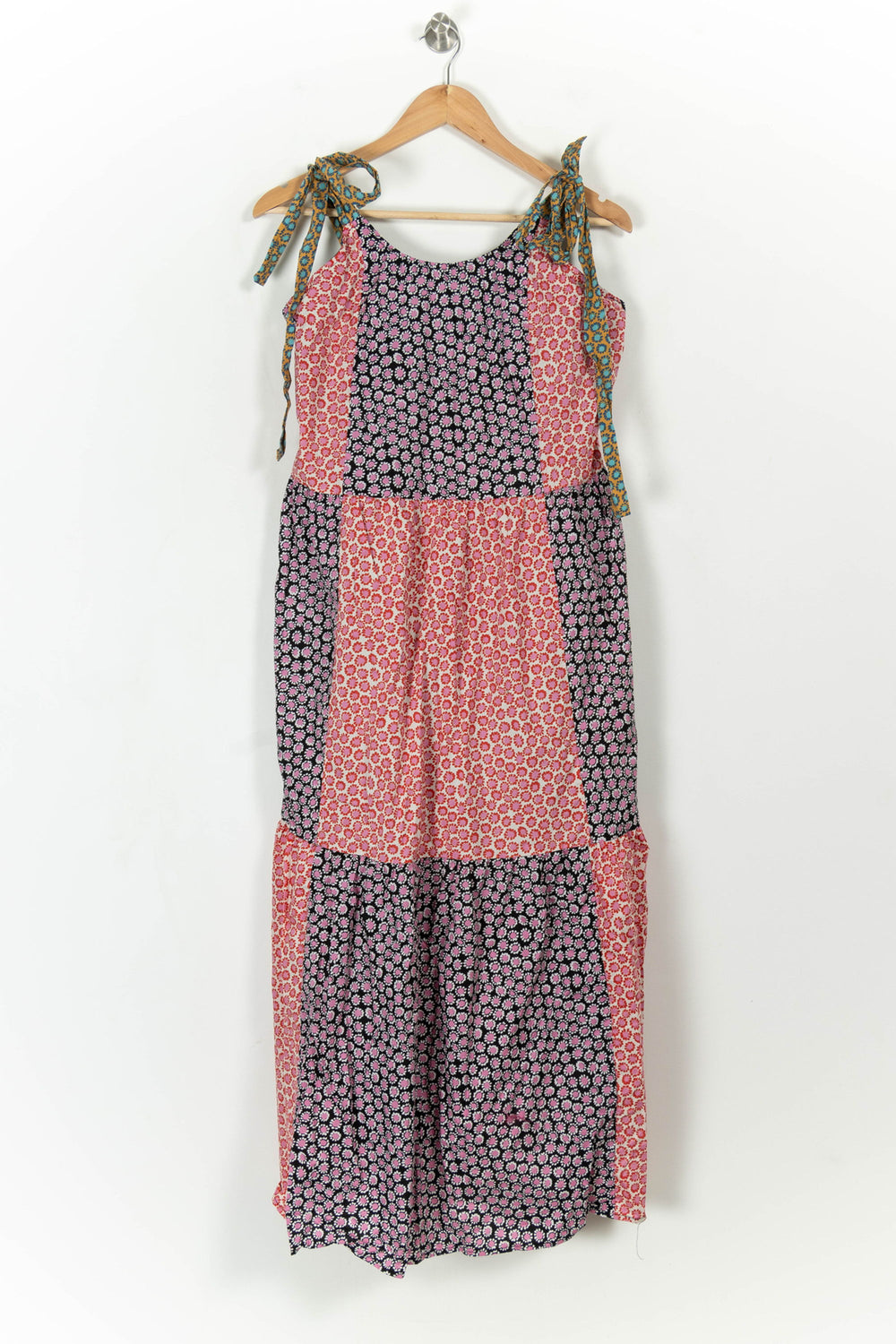 Robe Longue Noire et Rose - Taille M/38 de la marque FRNCH | PARAD113584 - Vendu par Paradigme - Image 2