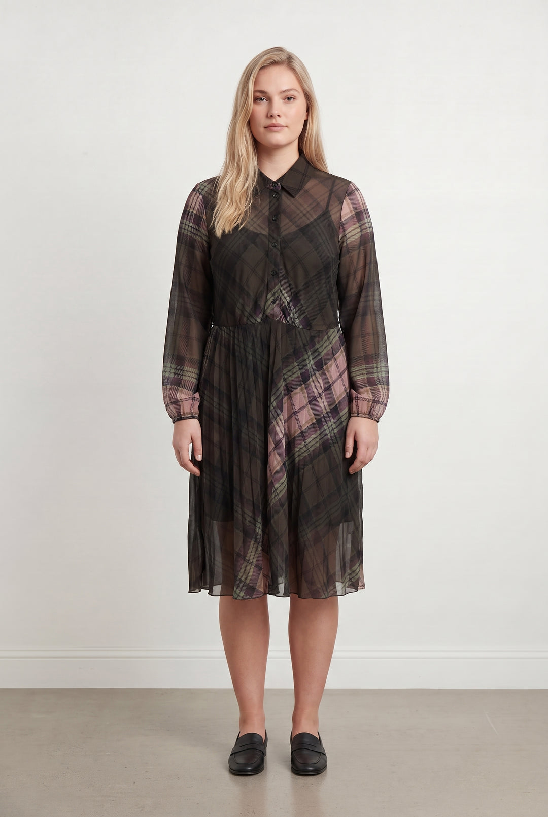 Robe Chemise Multicolore - Taille XL/42 de la marque La Fée Maraboutée | PARAD113587 - Vendu par Paradigme - Image 1