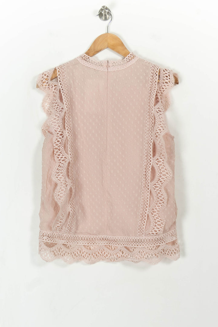 Blouse Rose - Taille L/40 de la marque Derhy | PARAD113589 - Vendu par Paradigme - Image 5