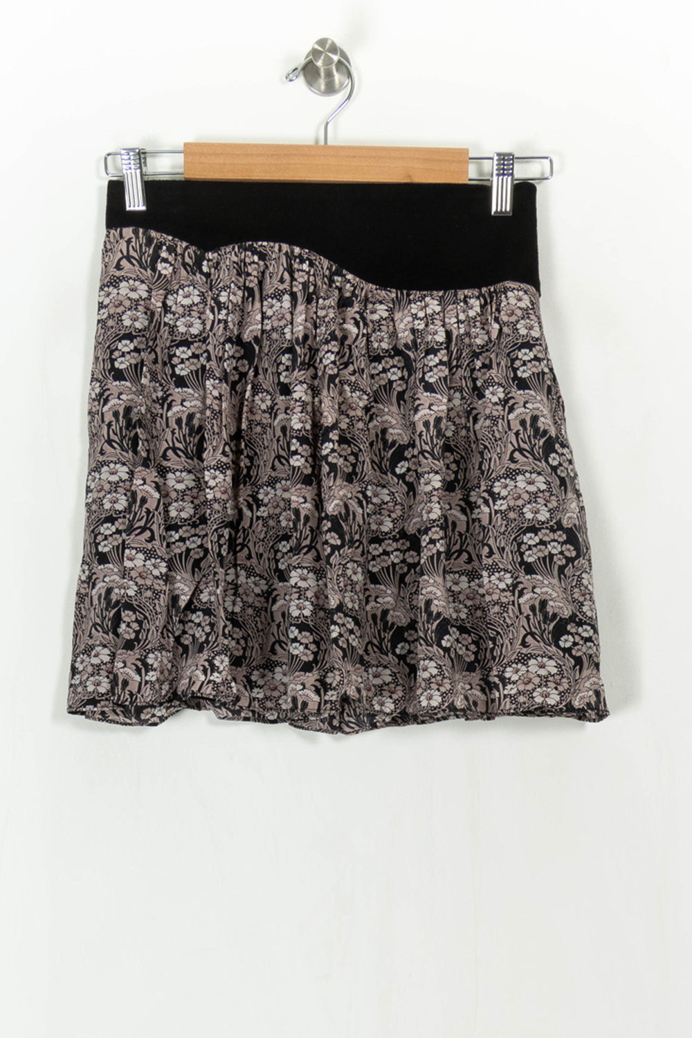 Jupe Courte Noire et Beige - Taille S/36 de la marque Ekyog | PARAD113590 - Vendu par Paradigme - Image 2