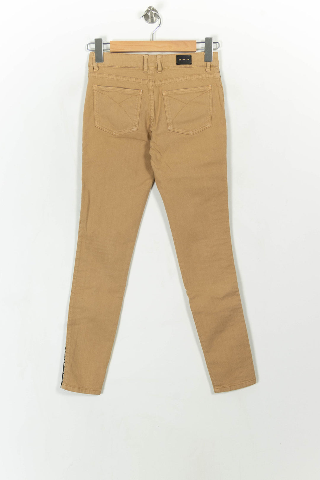 Jean Camel et Noir - Taille XS/34 de la marque Bérénice | PARAD113593 - Vendu par Paradigme - Image 5