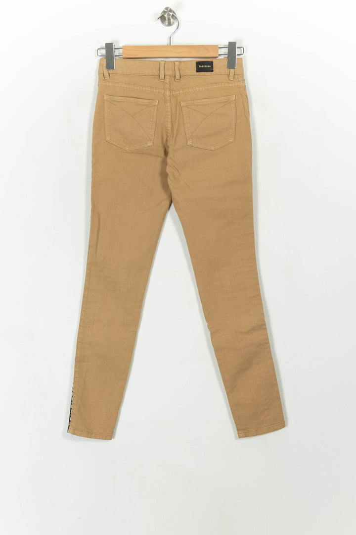 Jean Camel et Noir - Taille XS/34 de la marque Bérénice | PARAD113593 - Vendu par Paradigme - Image 5