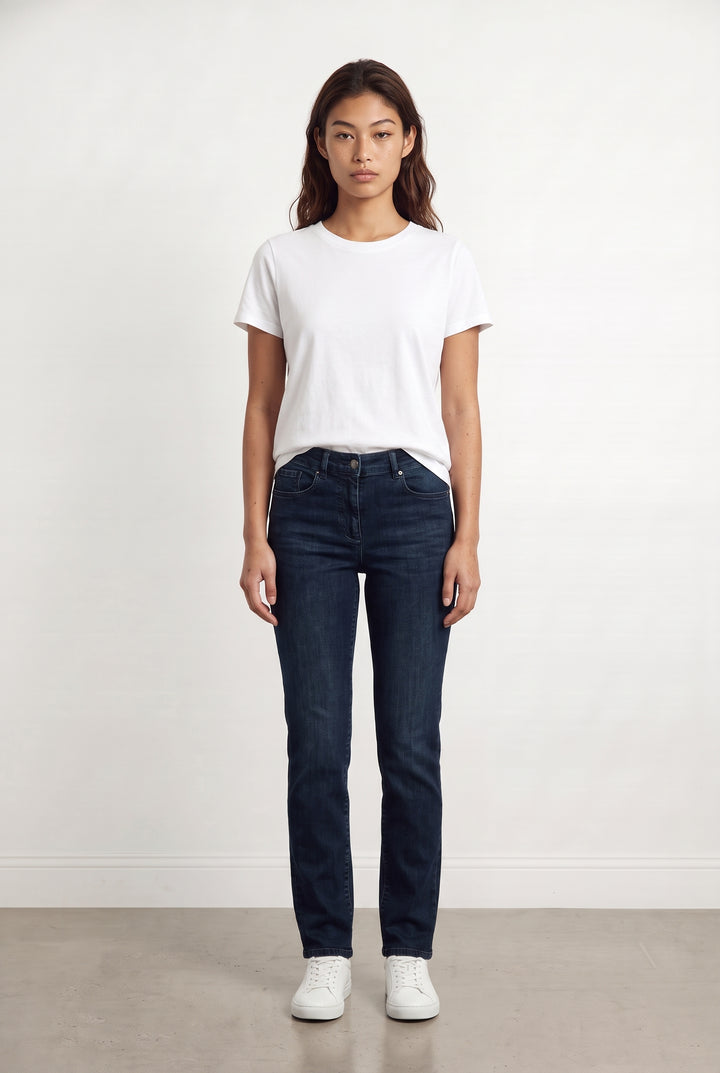 Jean Droit Bleu - Taille S/36 de la marque Caroll | PARAD113596 - Vendu par Paradigme - Image 1