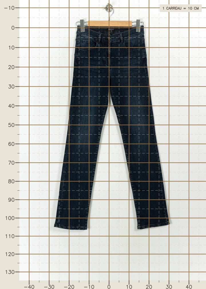 Jean Droit Bleu - Taille S/36 de la marque Caroll | PARAD113596 - Vendu par Paradigme - Image 4
