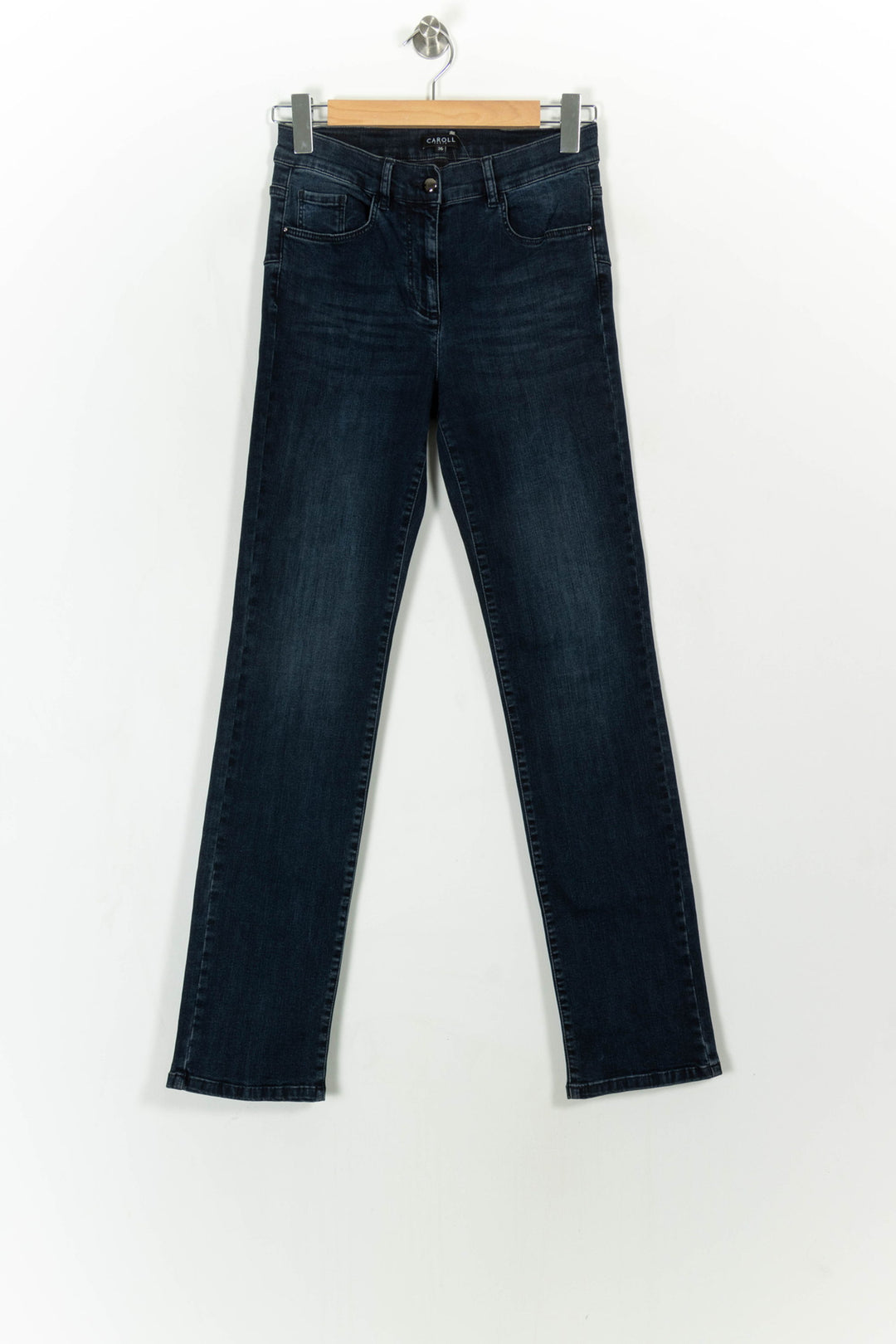 Jean Droit Bleu - Taille S/36 de la marque Caroll | PARAD113596 - Vendu par Paradigme - Image 2