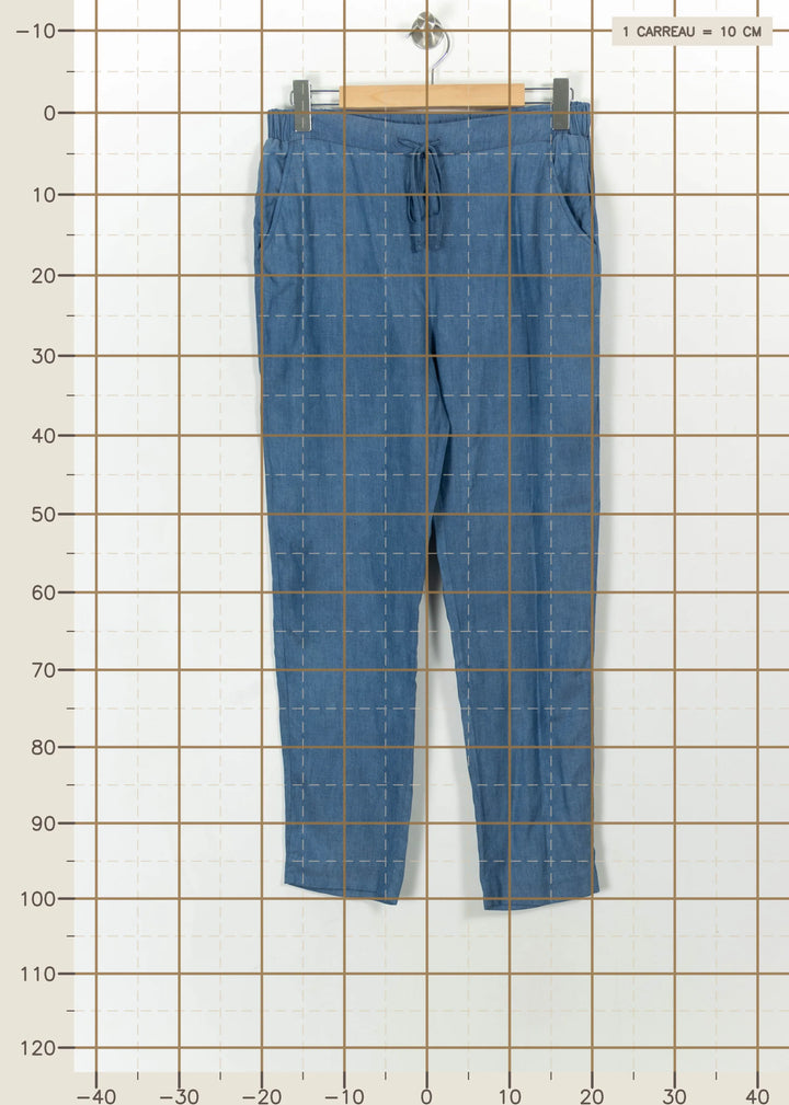 Pantalon Bleu - Taille S/36 de la marque Kookai | PARAD113597 - Vendu par Paradigme - Image 4
