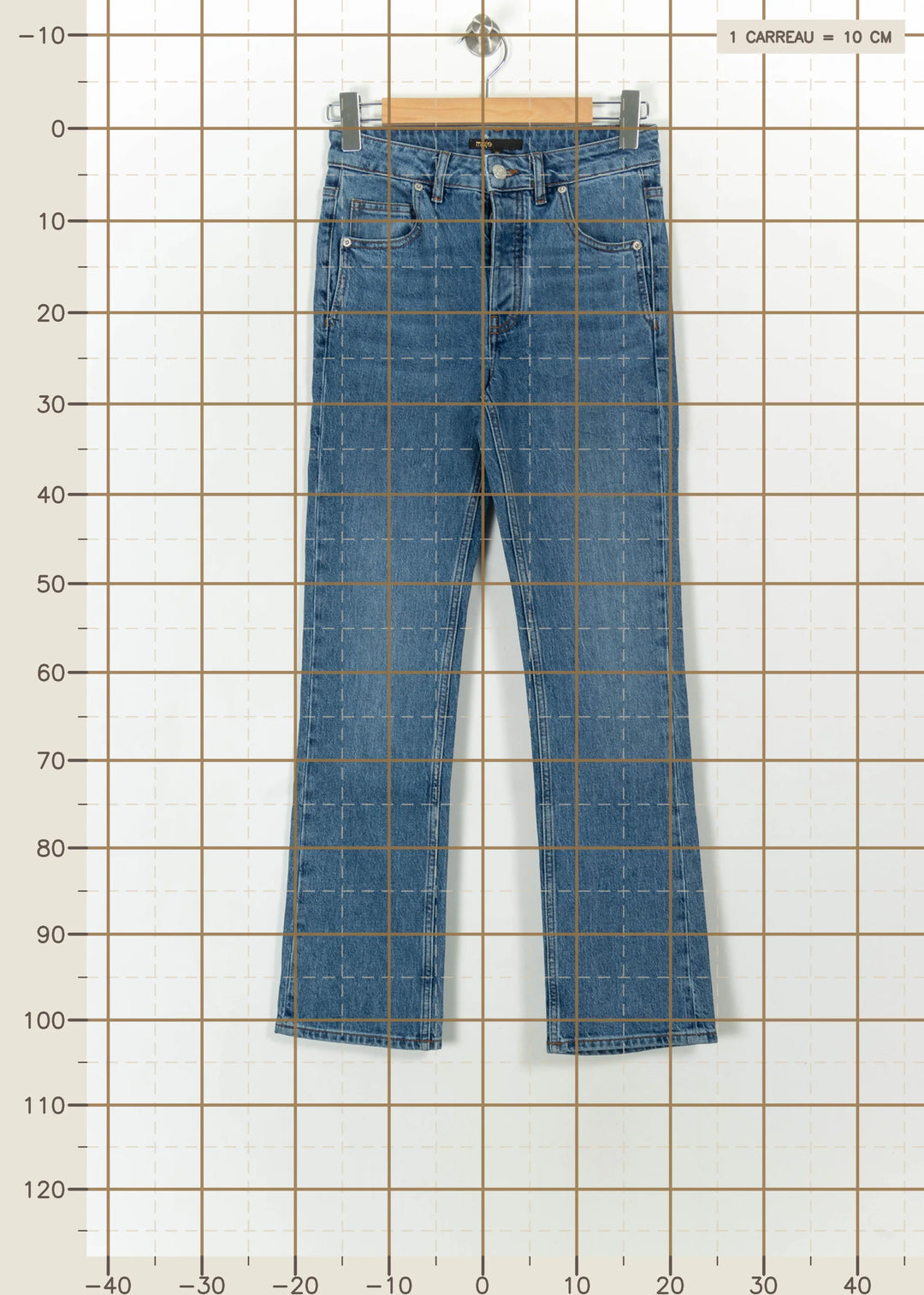 Jean Bleu - Taille S/36 de la marque Maje | PARAD113599 - Vendu par Paradigme - Image 4