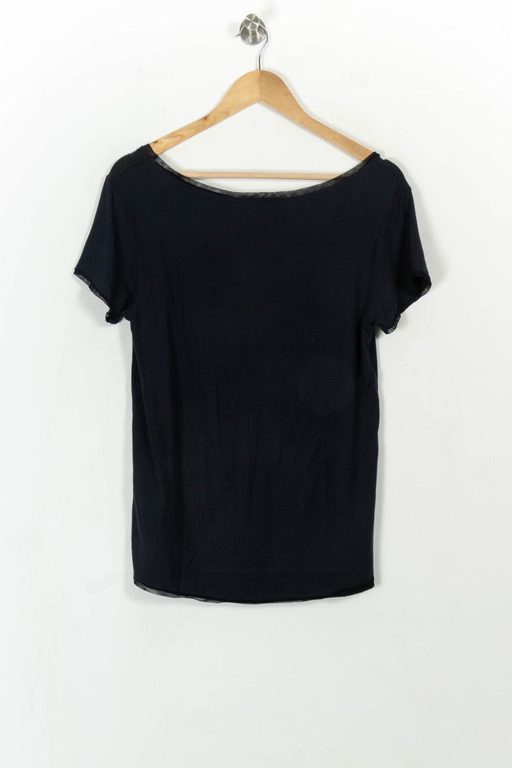 Tee-shirt Bleu - Taille M/38 de la marque La Fée Maraboutée | PARAD113600 - Vendu par Paradigme - Image 5