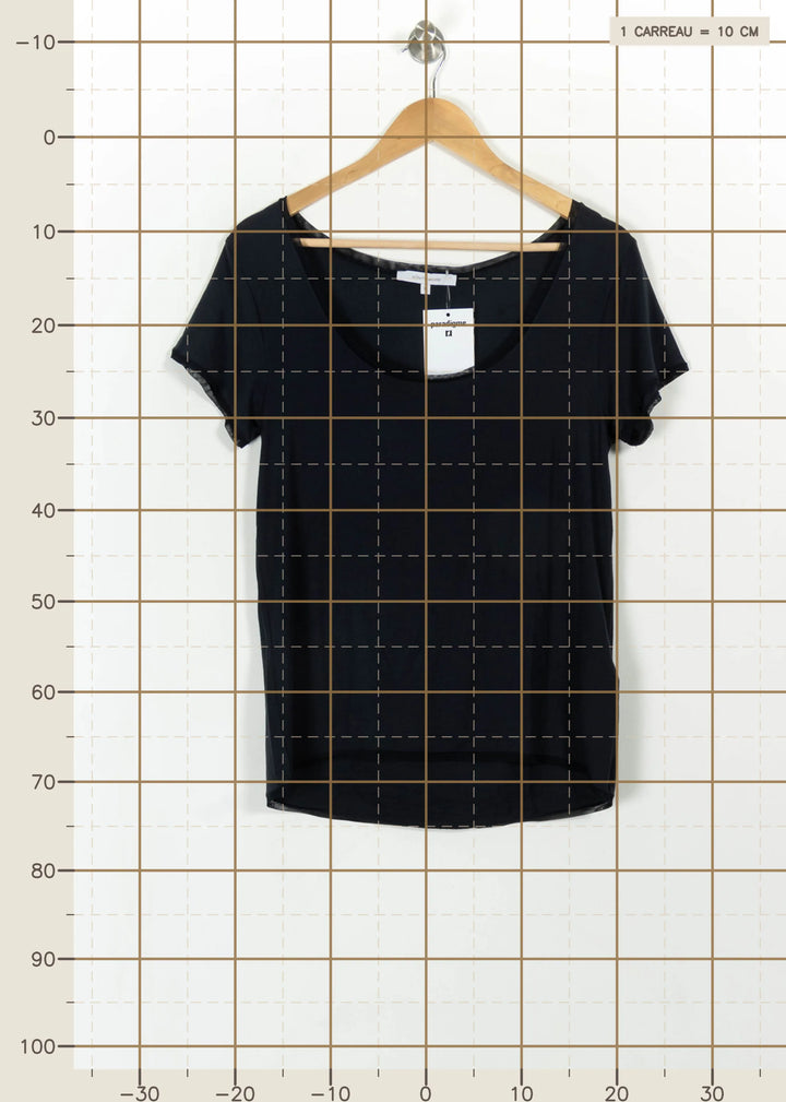 Tee-shirt Bleu - Taille M/38 de la marque La Fée Maraboutée | PARAD113600 - Vendu par Paradigme - Image 4