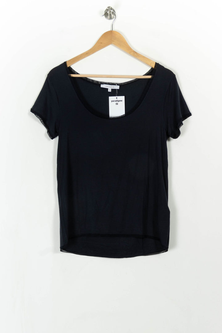 Tee-shirt Bleu - Taille M/38 de la marque La Fée Maraboutée | PARAD113600 - Vendu par Paradigme - Image 2