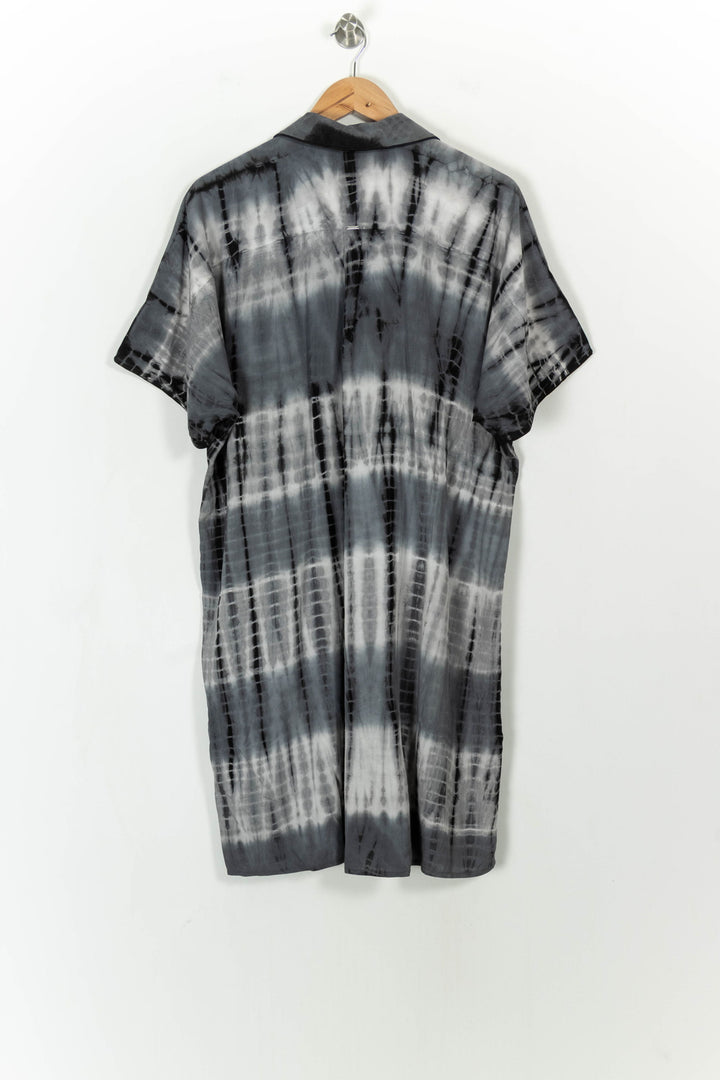 Robe Chemise Noire et Grise - Taille M/38 de la marque IKKS | PARAD113601 - Vendu par Paradigme - Image 5