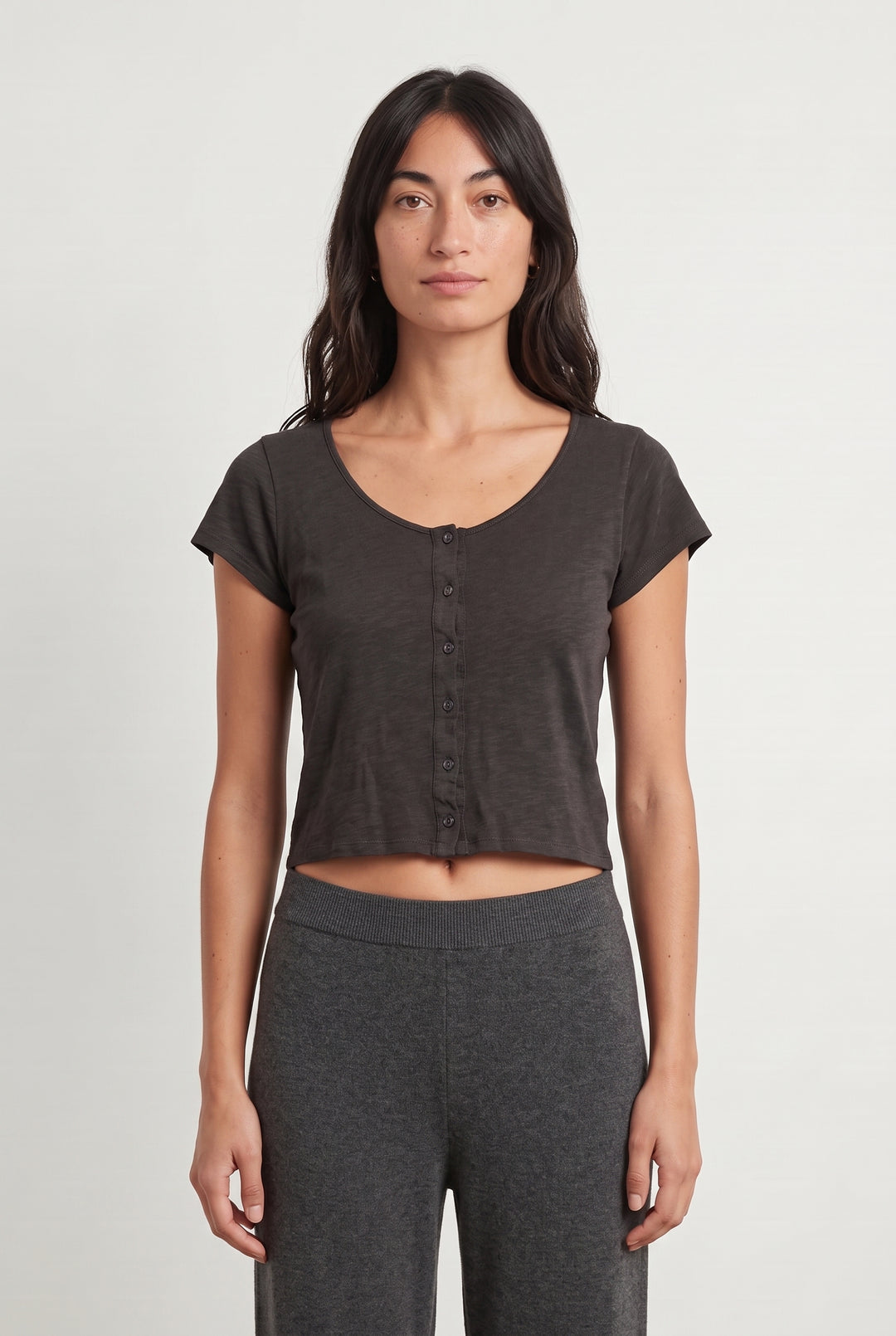 Tee-shirt Gris - Taille S/36 de la marque ba&sh | PARAD113603 - Vendu par Paradigme - Image 1