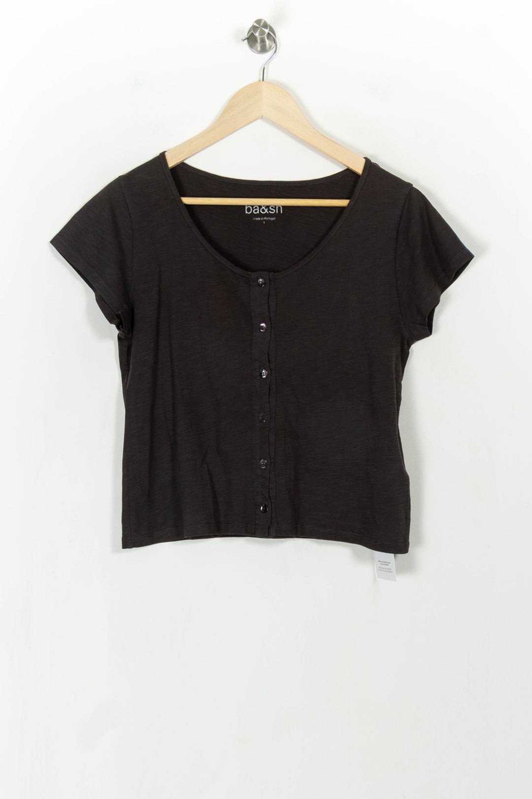 Tee-shirt Gris - Taille S/36 de la marque ba&sh | PARAD113603 - Vendu par Paradigme - Image 2