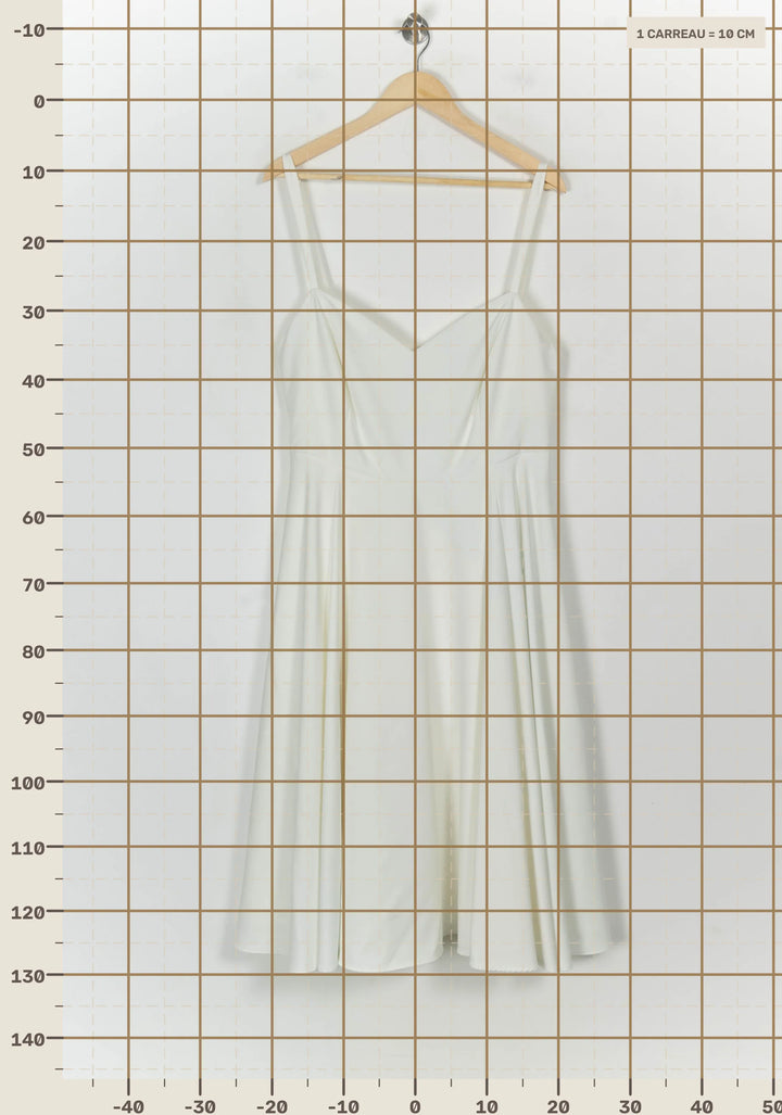 Robe Midi Blanche - Taille XXXL/46 de la marque Maison Lemoine | PARAD113605 - Vendu par Paradigme - Image 4