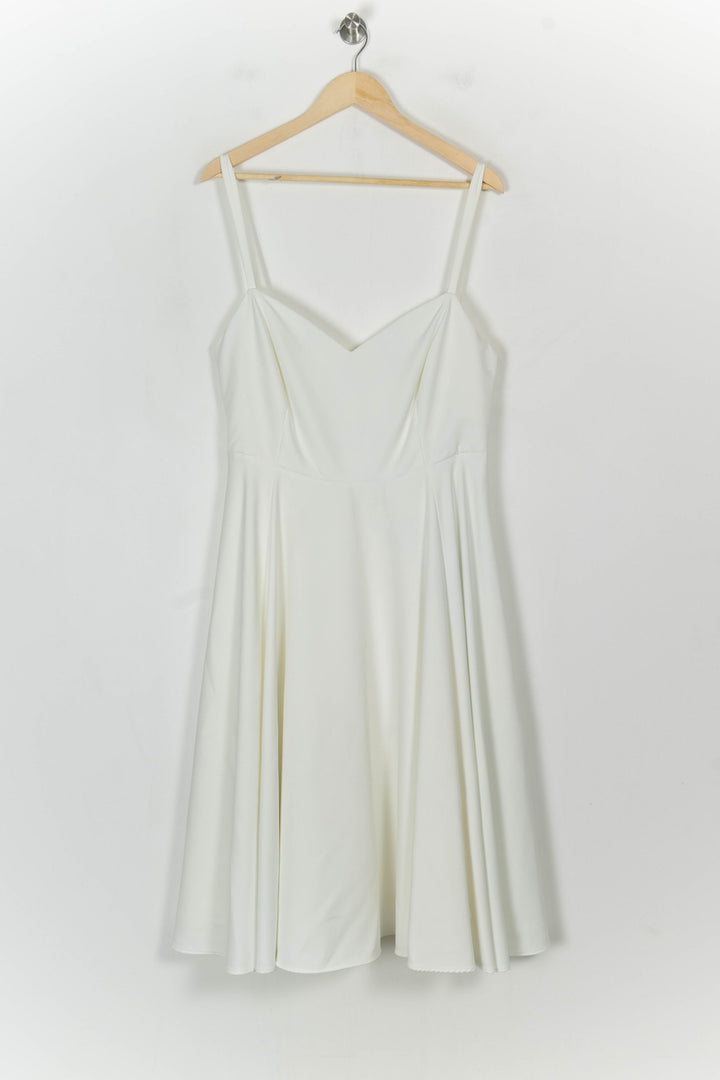 Robe Midi Blanche - Taille XXXL/46 de la marque Maison Lemoine | PARAD113605 - Vendu par Paradigme - Image 2