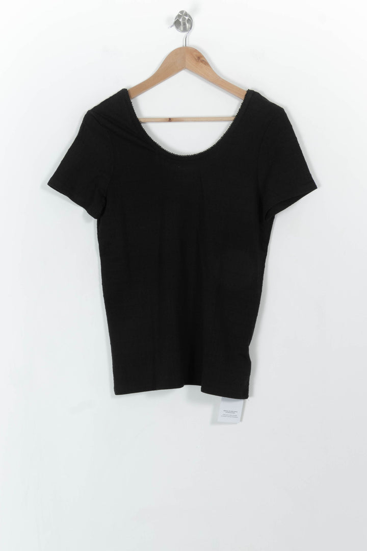 Tee-shirt Noir - Taille M/38 de la marque Karl Marc John | PARAD113607 - Vendu par Paradigme - Image 2