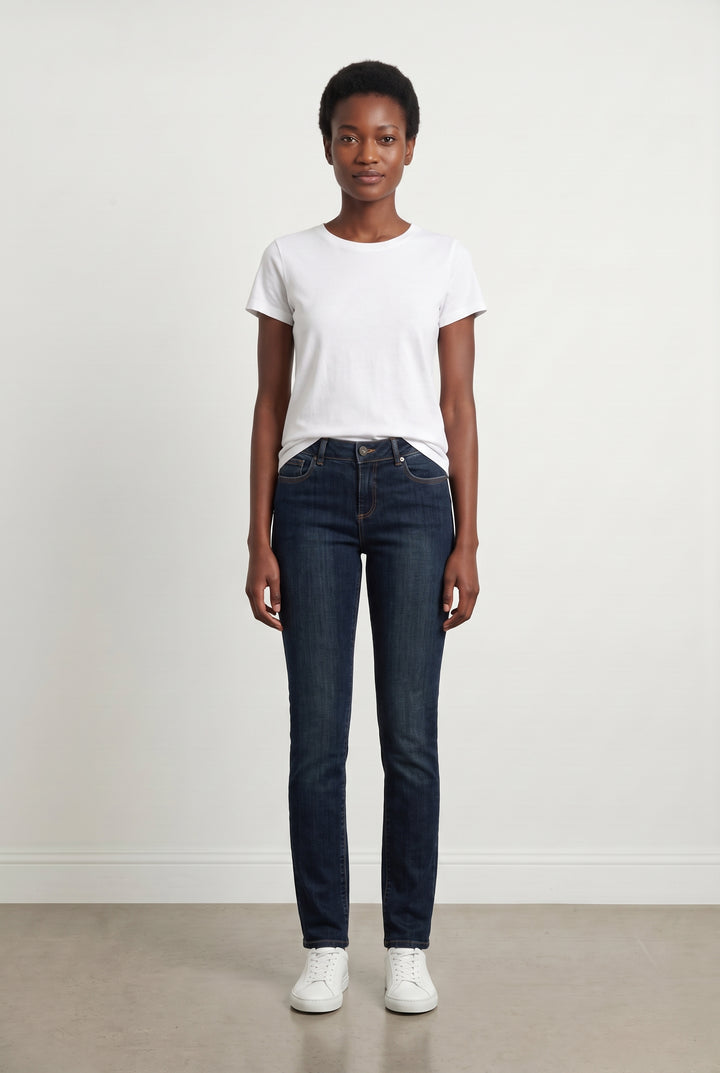 Jean Slim Bleu - Taille S/36 de la marque One Step | PARAD113608 - Vendu par Paradigme - Image 1