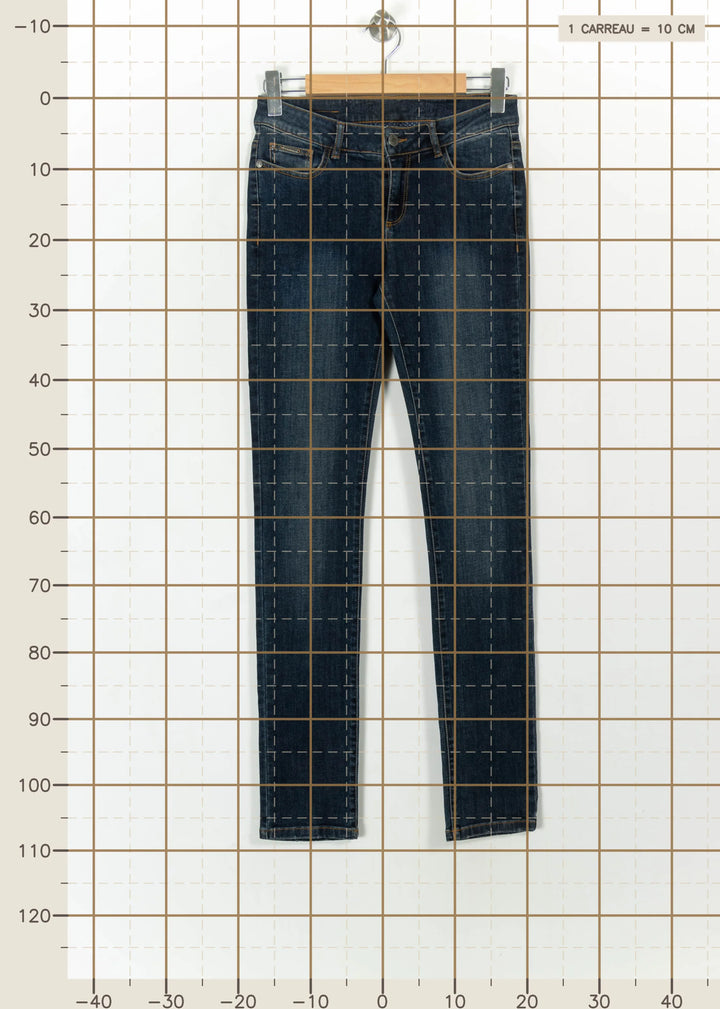Jean Slim Bleu - Taille S/36 de la marque One Step | PARAD113608 - Vendu par Paradigme - Image 4
