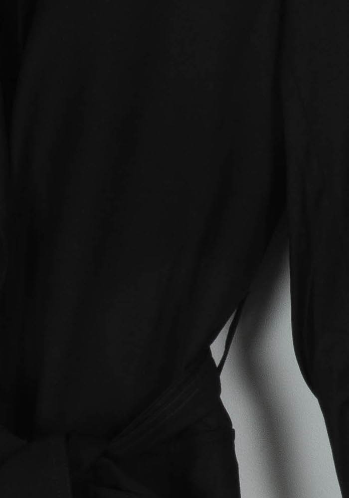 Veste Ceinturée Noire - Taille XS/34 de la marque The Kooples | PARAD113619 - Vendu par Paradigme - Image 3