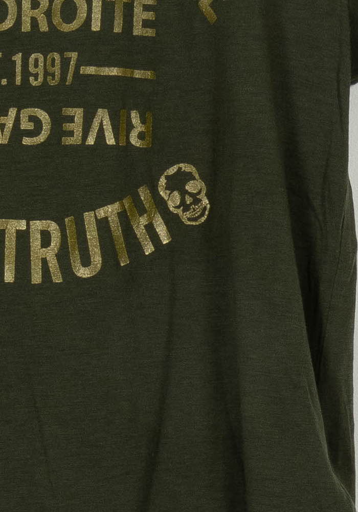 Tee-shirt Vert - Taille XS/34 de la marque Zadig&Voltaire | PARAD113620 - Vendu par Paradigme - Image 3