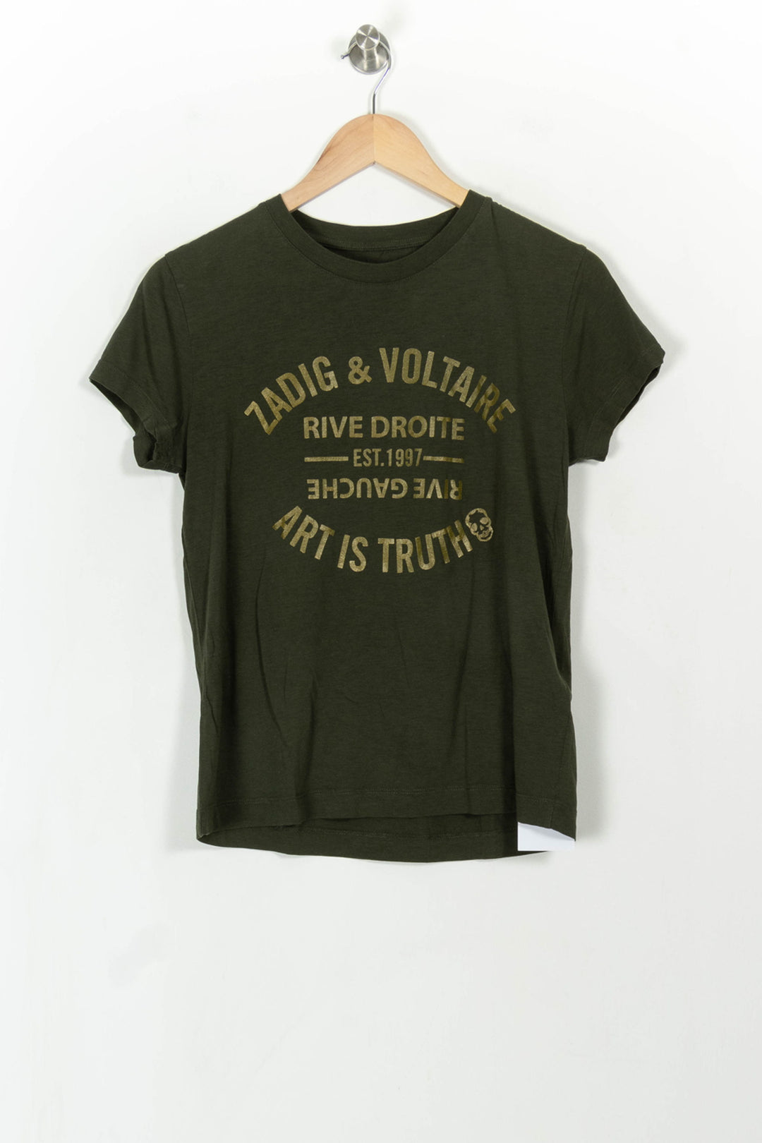 Tee-shirt Vert - Taille XS/34 de la marque Zadig&Voltaire | PARAD113620 - Vendu par Paradigme - Image 2